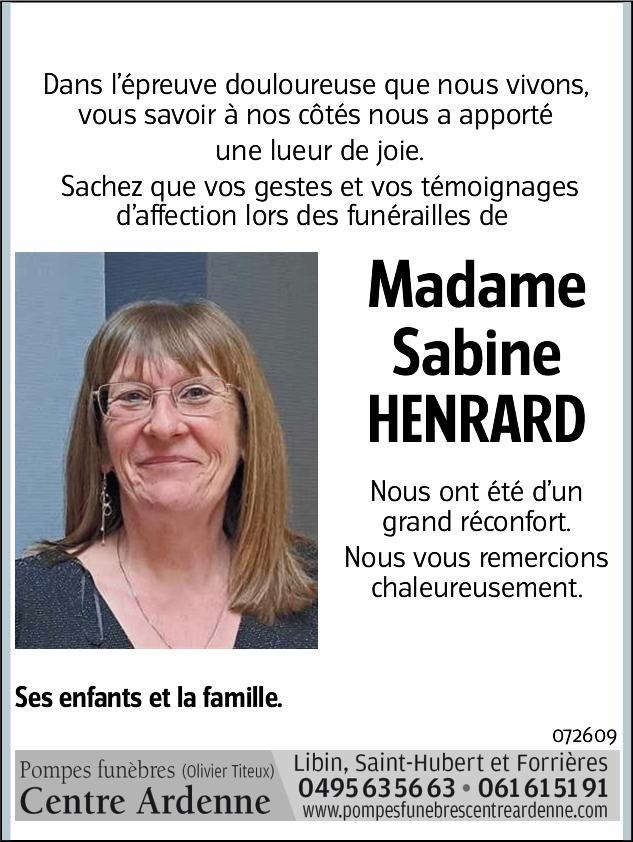 Sabine henrard 1